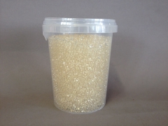 A000PM Pot beads rain transparent gel D 15-18mm