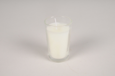 A001EB Bo�te de 6 verrines bougie ivoire 4H
