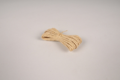 a001fs Natural braided jute rope 5m