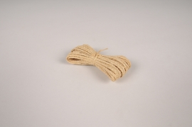 a001fs Natural braided jute rope 5m