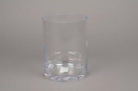 A001PQ Glass cylinder vase D15cm H20cm