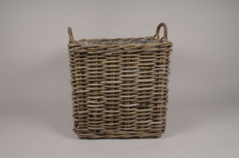 A002AG Natural rattan basket planter 64x64cm H54cm