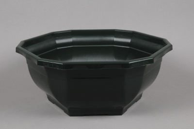 A002H7 Coupe en plastique vert fonc� D38 H15cm
