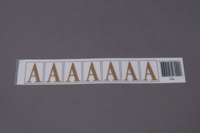 A002K4 Pochette de 50 lettres A 33mm