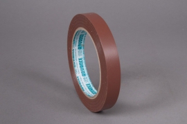 A002RL Set of 10 adhesive tapes floral brown