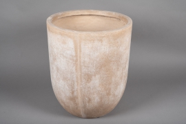 A002VV Sand fiber planter D43cm H50cm