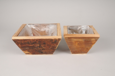 A002ZC Set de 2 coupes en bois