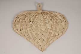 a003wg Leaf woven palm tree fan H60cm
