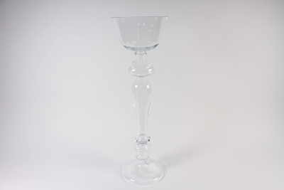 A004CV Vase d�co en verre D31cm H100cm