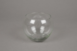 A004I0 Vase en verre boule D10 H8.5cm