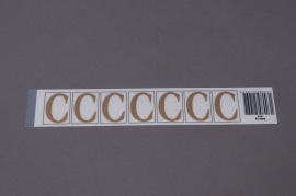 A004K4 Set of 50 letters C 33mm