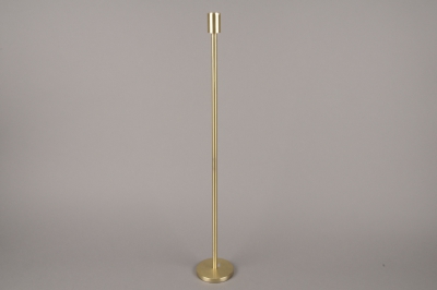 A005E0 Bougeoir m�tal or H65cm