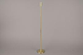 A005E0 Gold metal candle holder H65cm