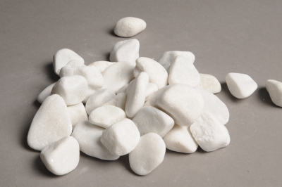 A005RZ Sac de galets blanc 20/30mm