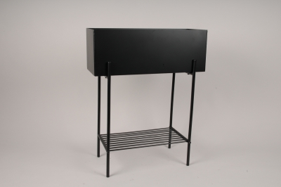 A006AY Jardini�re en m�tal sur pied 50.5 x 23cm H63cm