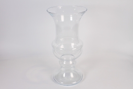 A006CV Vase Médicis en verre D24.5cm H50cm
