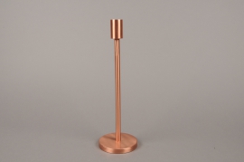 A006E0 Copper metal candle holder H30.5cm
