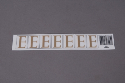 A006K4 Pochette de 50 lettres E 33mm