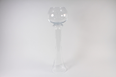 A007CV Vase d�co en verre D28cm H100cm