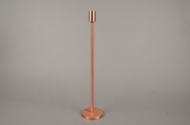 A007E0 Copper metal candle holder H45cm
