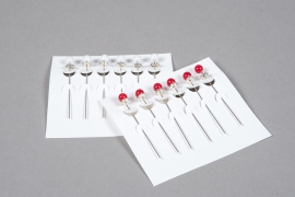 A008J9 Assorted white and red pin set D7mm