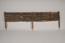 A009TD Bordure en noisetier 148x25cm