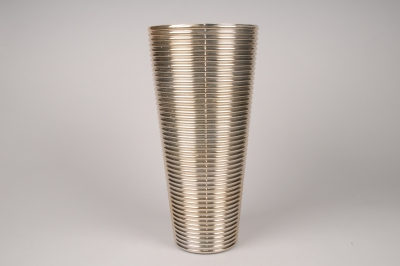 A010A3 Vase verre or D25cm H50cm