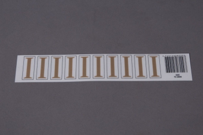 A010K4 Set of 50 letters I 33mm