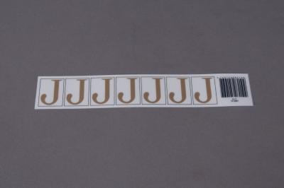 A011K4 Pochette de 70 lettres J 33mm