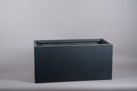 A011VV JDark grey fiber planter 60x28cm H28cm