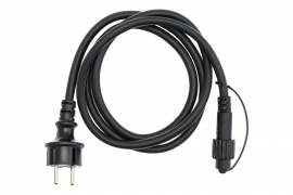A012R5 Câble d'alimentation noir pour guirlande L150cm