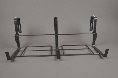 A012SF Adjustable holder for flower box 60x19cm H24cm