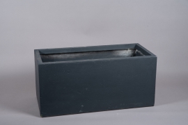 A013VV Black fiberglass planter 100x47cm H47cm