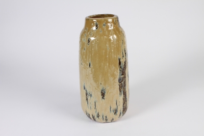A014LG Vase en c�ramique beige antique D15.5cm H34.5cm
