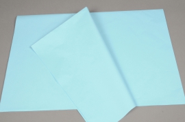 A015AS Ream of 520 tissue paper sheets blue 50 x 75cm