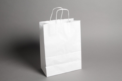 A016AS Paquet de 25 sacs kraft blanc 46cm x 16cm H49cm