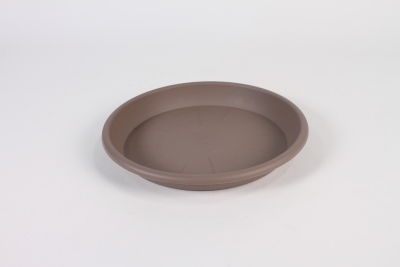 A016DB Soucoupe toscane taupe D25.5cm