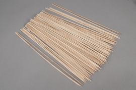 A017DN Paquet de 100 tuteurs bambou naturel 45cm