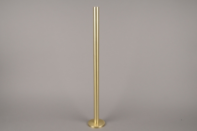 A017E0 Bougeoir m�tal or H71cm