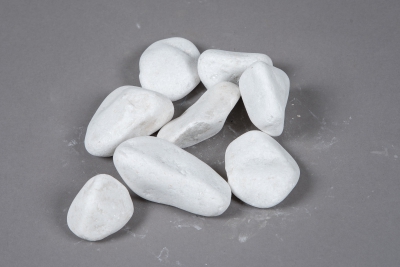 A017RZ Sac de galets blanc 30/60mm