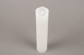 A018A1 Electric white candle LED D5cm H20cm