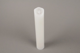 A019A1 Electric white candle LED D5cm H25cm