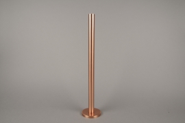 A019E0 Copper metal candle holder H51.5cm