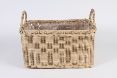 A021A5 Jardini�re en rotin naturel 43.5x31.5cm H23cm