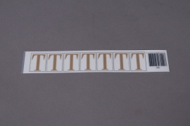 A021K4 Set of 50 letters T 33mm