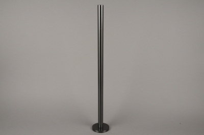 A023E0 Bougeoir m�tal noir H71cm