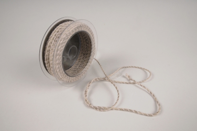 A023QL Light brown rope ribbon 3mm x 25m