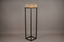 A026ZV Wooden and metal stand 25cm x 25cm H105cm