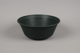A031H7 Dark green plastic bowl D31cm H12cm