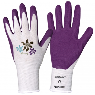 A031JE Paire de gants Fleurs et balcon taille 6